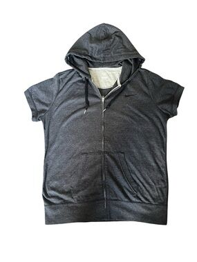 Nike Short Sleeve Zip-up Hoodie